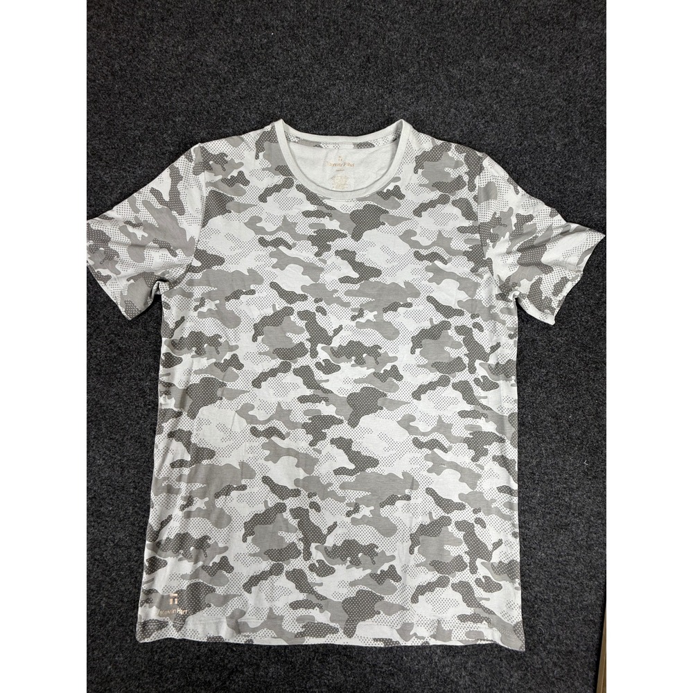Tommy John T-Shirt Mens Medium Grey Camo Kevin Hart Collaboration Short Sleeve